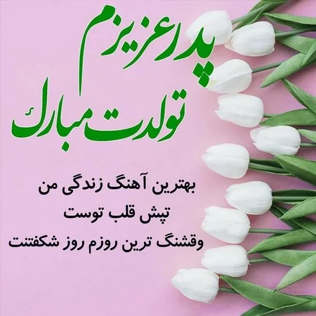 تبریک تولد پدر؛ مجموعه جملات و اشعار تبریک تولد پدر جان
