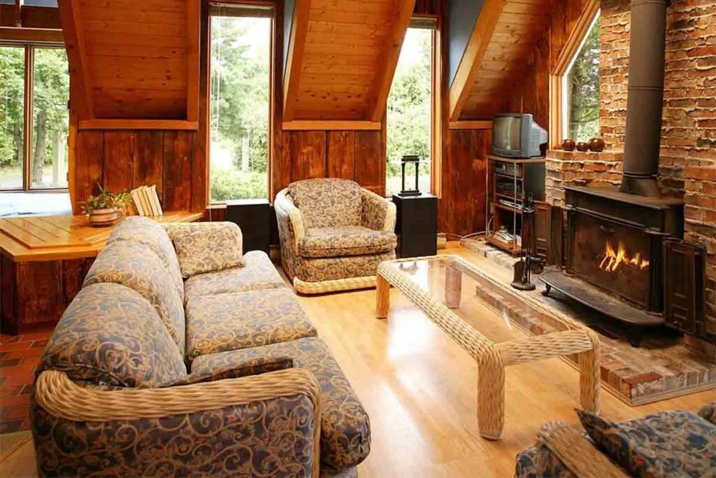 rustic livingroom design