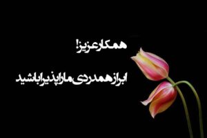 پیام تسلیت به همکار (30 پیام عرض تسلیت رسمی و ادبی به همکار)