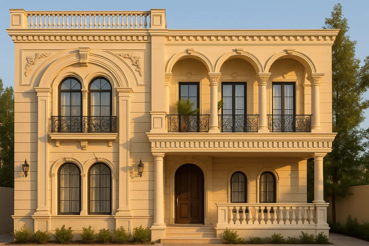 نمای رومی یا باستانی ایرانی| محبوب ترین نمای ساختمانی در ایران 280af618 5510 48f1 a95b 2b3464b2ab31