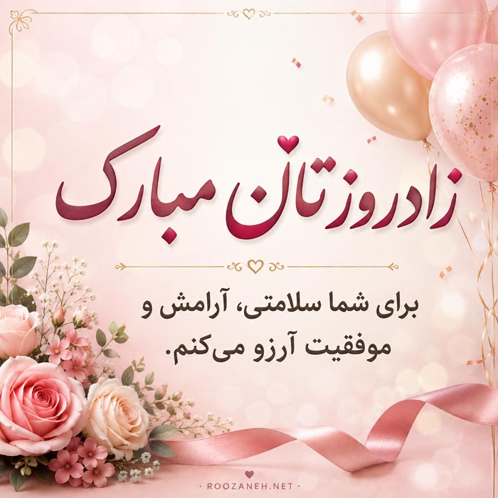 متن تبریک تولد صمیمی و خودمانی